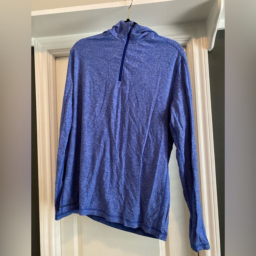 Blue lululemon quart zip hoodie